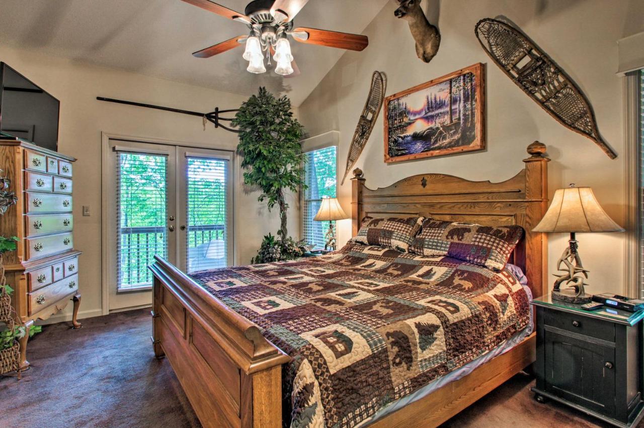 Eclectic Cabin With Hot Tub 1 Mi To Ober 개틀린버그 외부 사진